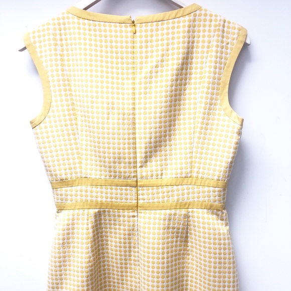 Antonio Melani Dress, Sleeveless, Yellow Polka Dot - Picture 6 of 7